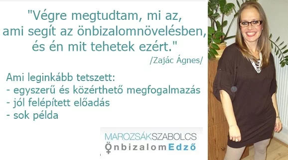 ÖNBIZALOM-TIPP ELŐADÁS